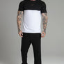SikSilk - Black,White Cut and Sew T-Shirt